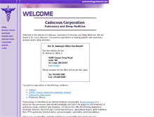 Tablet Screenshot of caduceuscorporation.com